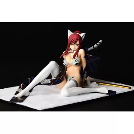 Fairy Tail Statue 1/6 Erza Scarlet - White Tiger CAT Gravure_Style 13 cm Kip termékfotója