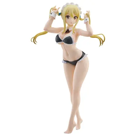 Fairy Tail 100 Years Quest Beach Queens Pop Up Parade PVC kip Lucy Heartfilia: Virgo Form Swimsuit Ver. L Size 23 cm fotografija izdelka