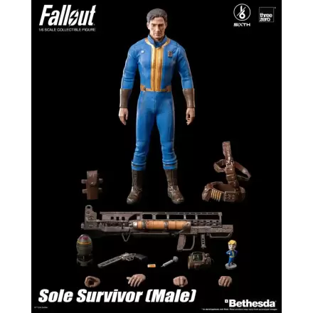 Fallout FigZero Akcijska Figura 1/6 Preživeli (Moški) 31 cm termékfotója