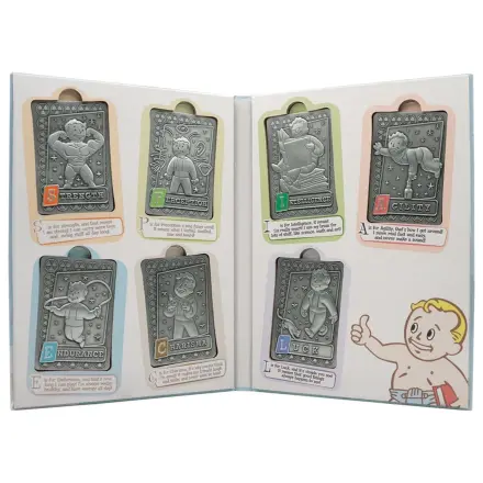 Fallout Ingots with Album S.P.E.C.I.A.L. Album zbiralca kartice Perk fotografija izdelka