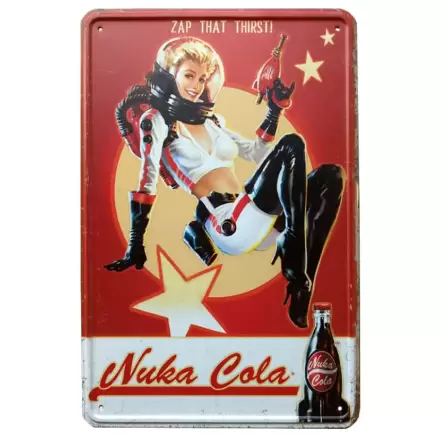 Kovinska tabla Fallout Nuka Cola Girl termékfotója