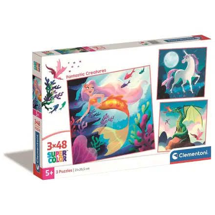 Fantastic Creatures Magic 3x48 delna sestavljanka Clementoni fotografija izdelka