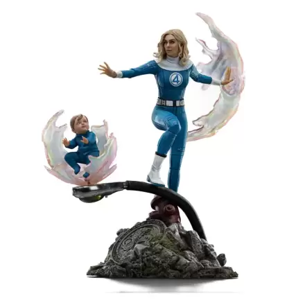 Fantastic Four Art Scale Kip 1/10 Invisible Woman and Franklin 28 cm fotografija izdelka