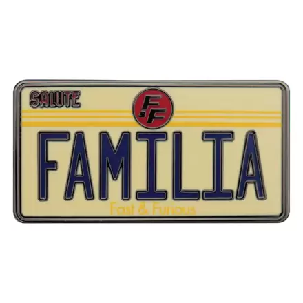 Fast & Furious Pripinka Familia Registrska tablica fotografija izdelka