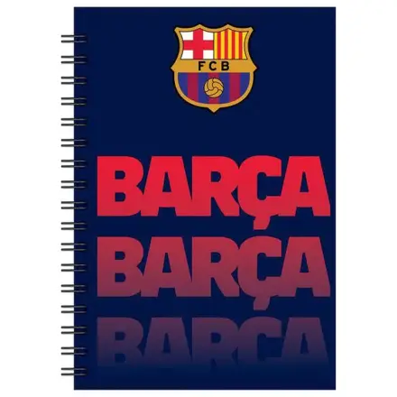 FC Barcelona Barca B/5 črtasti spiralni zvezek 70 listov fotografija izdelka