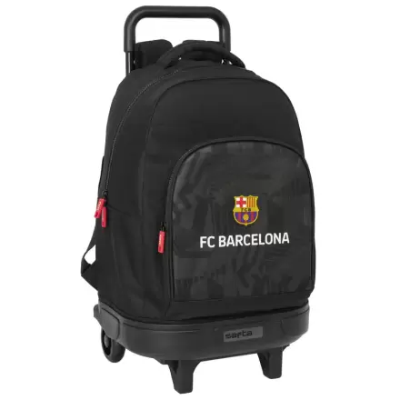 FC Barcelona črn kompakten trolley 45 cm termékfotója