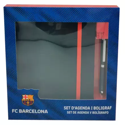 FC Barcelona notesnik + set pisala fotografija izdelka