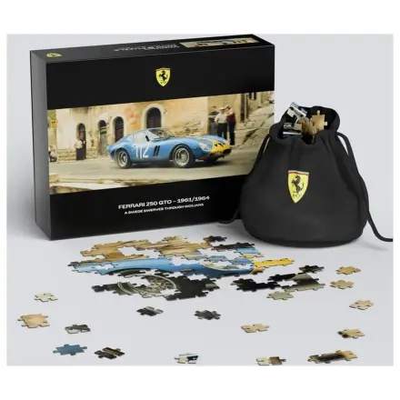 Ferrari 250GTO Premium sestavljanka A Swede Swerves Through Sicilians (1000 kosov) 97 x 34 cm fotografija izdelka