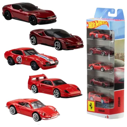 Ferrari Hot Wheels Die-Cast Vozilo 5-paket 1/64 fotografija izdelka