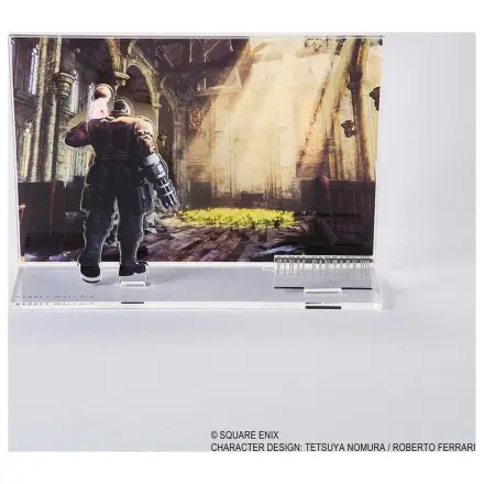 Final Fantasy VII Rebirth Akrilna Diorama Barret Key Art fotografija izdelka