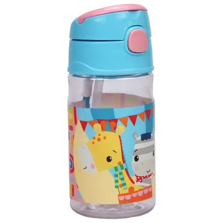 Fisher-Price Animals Party plastenka s slamico in obešalnikom 350 ml fotografija izdelka