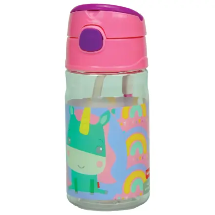 Fisher-Price Animals Unicorn Cute Plastic slamica plastenka s kljuko 350 ml fotografija izdelka