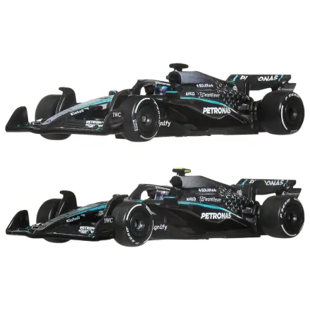 Formula 1 Hot Wheels Premium kovinska modelna vozila 2-paket 1:64 Team Mercedes-AMG PETRONAS fotografija izdelka
