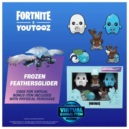 Fortnite priponka 5-pak Sprite komplet 5 cm fotografija izdelka