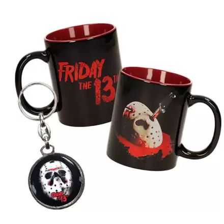 Friday the 13th Skodelica in kovinska obesek za ključe fotografija izdelka