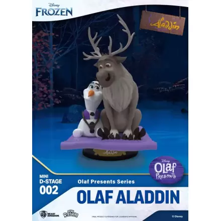 Zamrznjena Mini Diorama Stage PVC Figura Olaf Presents Olaf Aladdin 12 cm fotografija izdelka