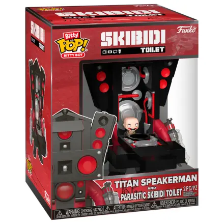 Funko Bitty Pop figure Bots Skibidi Toilet Titan Speakerman and Parasitic Skibidi Toilet fotografija izdelka
