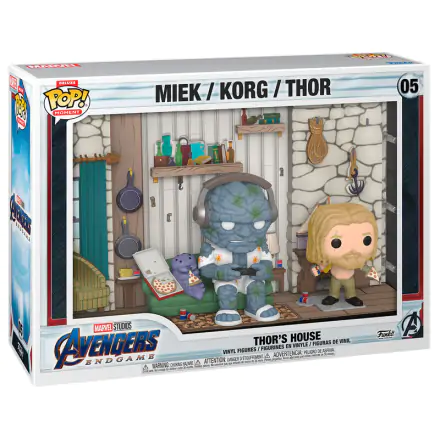 Avengers Endgame POP Moments Deluxe Vinyl Figure 2-Pack Thor's House 9 cm fotografija izdelka