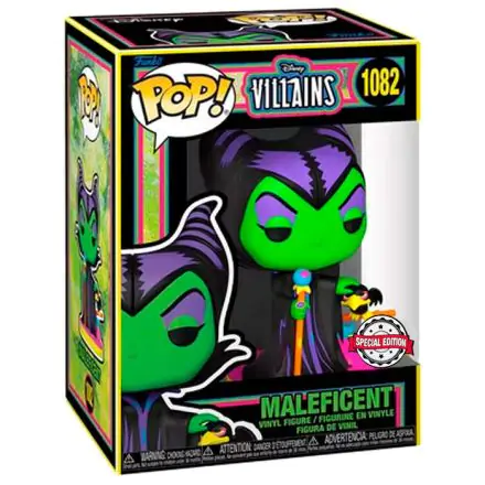 Disney Villains POP! Vinilna Figura Maleficent (Blacklight) 9 cm termékfotója