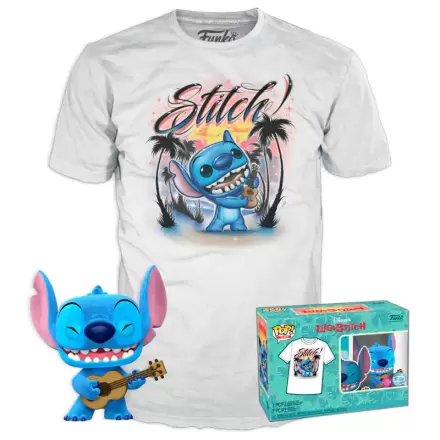 Funko POP figurica & majica box Disney Stitch Ukelele Exkluzív termékfotója