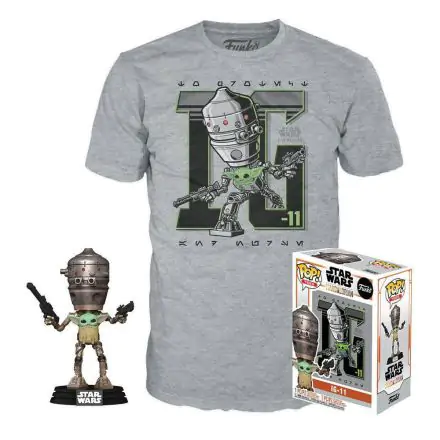 Funko POP! figurica & majica Star Wars The Mandalorian IG-11 z Otrokom termékfotója