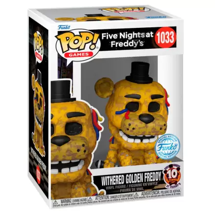 Funko POP figurica Five Night at Freddys Withered Golden Freddy Exclusive termékfotója