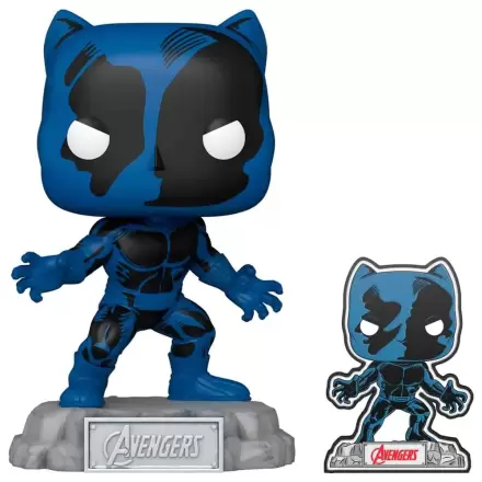 Funko POP figura Marvel Avengers 60. obletnica Comic Black Panther with Pin Exclusive termékfotója