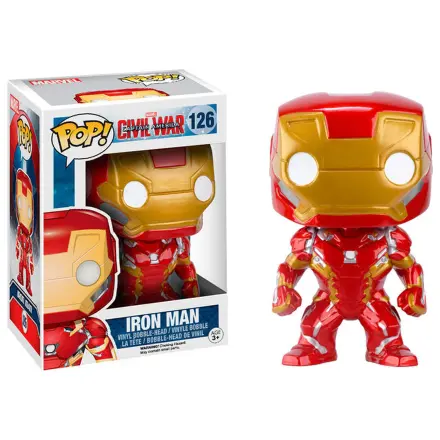 Captain America Civil War POP! Vinyl figura z nihajočo glavo Iron Man 10 cm fotografija izdelka