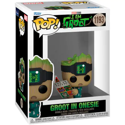 I Am Groot POP! Vinilna Figura Groot PJs s/knjigo 9 cm termékfotója