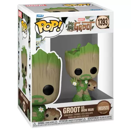 Funko POP figurica Marvel We Are Groot - Groot kot Iron Man termékfotója