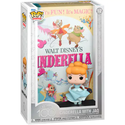 Disney's 100th Anniversary POP! Filmski plakat & Figurica Cinderella 9 cm termékfotója