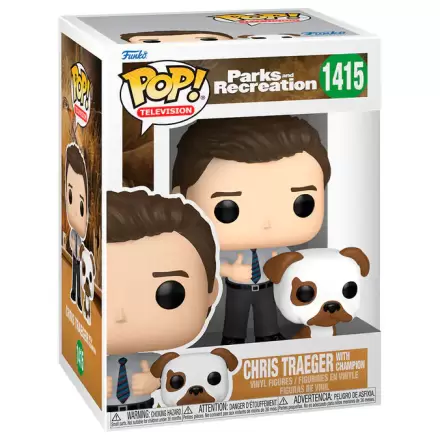 Funko POP figurica Parks and Recreation Chris Traeger s pokalom Champion termékfotója