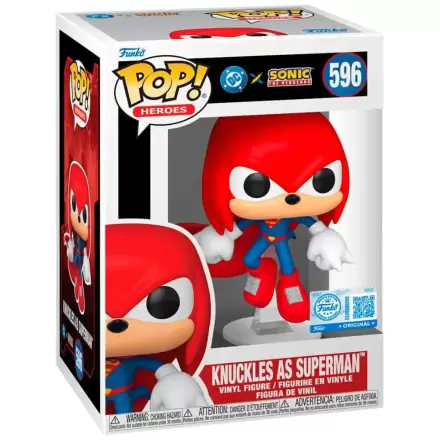 Funko POP figurica Sonic The Hedgehog DC Comics Knuckles Kot Superman Exclusive fotografija izdelka