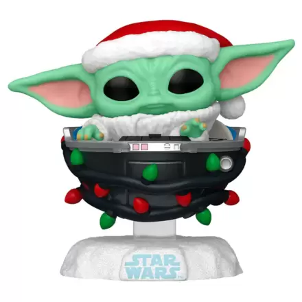 Funko POP figurica Star Wars Grogu with Santa Hat in Otroški voziček termékfotója