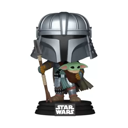 Funko POP figurica Star Wars Impressions Mandalorian with Grogu Exclusive fotografija izdelka