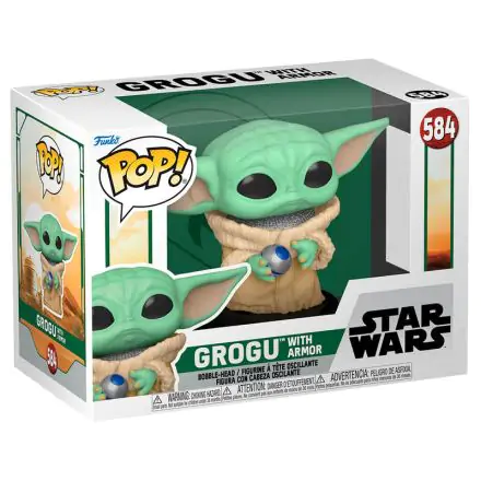 Star Wars The Book of Boba Fett POP! TV Vinyl Figure Grogu z oklepom 9 cm fotografija izdelka