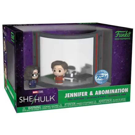 She-Hulk POP! Mini Moment vinilna figura Jennifer & Abomination 5 cm fotografija izdelka