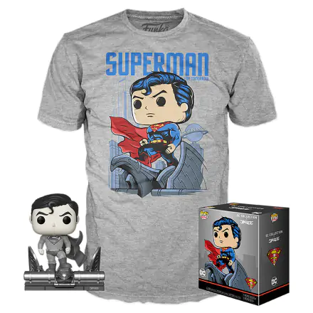 Funko POP & Tee DC Comics Jim Lee Superman figura & majica box termékfotója