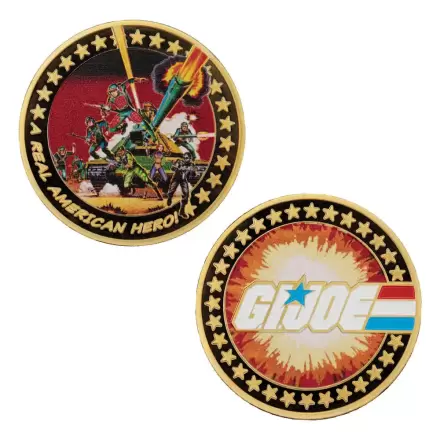 G.I. Joe Zbirateljski kovanec A Real American Hero 60th Anniversary 24k pozlačena Limited Edition fotografija izdelka