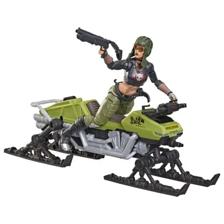 G.I. Joe Classified Series akcijska figura in komplet vozila #194 Zanya in Dreadnok Chameleon (Swamp Skier) 15 cm fotografija izdelka