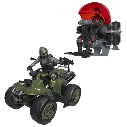 G.I. Joe Classified Series akcijska figura in komplet vozil Snake Eyes & Varmint ATV proti Stealth Viper & Cobra Stealth Flight Pod (Trubble Bubble) 15 cm fotografija izdelka