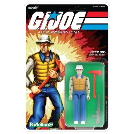 G.I. Joe (Comic) ReAction+ akcijska figura Val 09 Deep Six fotografija izdelka