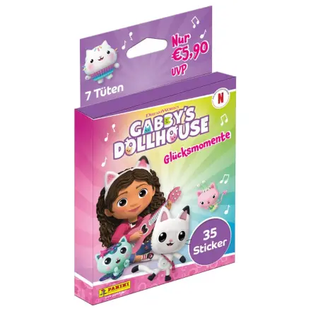 Gabby's Dollhouse moments of happiness Zbirka nalepk Eco-Blister *German Version* fotografija izdelka