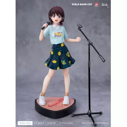 Girls Band Cry Natsu wo Mankitsu shite Sakebe Series No. 1 PVC kip 1/7 Nina Iseri 24 cm fotografija izdelka