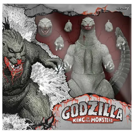 Godzilla (1989) Toho Ultimates akcijska figura - Godzilla (Greyscale Comic Book - Thirsty for Blood) 24 cm fotografija izdelka