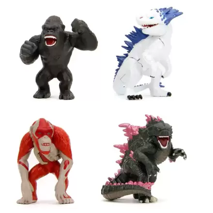 Godzilla Nano Metalfigs Diecast Mini Figure figurice, set 4 kos Wave 1 4 cm termékfotója