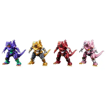 Godzilla x Evangelion Gekizou Series Kipci 4-paket Type-3 Kiryu Eva colour Ver. Metallic color Limited Ver. 9 cm fotografija izdelka