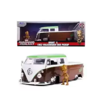 Guardians of the Galaxy Model iz ulitega materiala 1/24 1963 Bus Pickup Groot fotografija izdelka