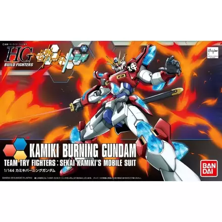 Gundam Build Fighters Try Kamiki Burning Gundam figura fotografija izdelka