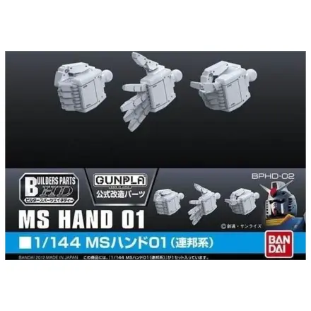Gundam Builders Part HD 1/144 MS Roka 01 (E.F.S.F.) Model Komplet fotografija izdelka